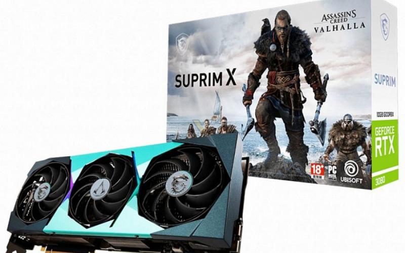 MSI выпустила GeForce RTX 3080 SUPRIM X Assassin's Creed Valhalla Edition